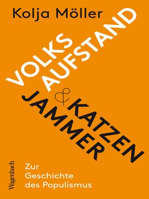 cover image of Volksaufstand und Katzenjammer